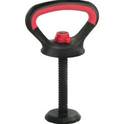 vidaXL 4-in-1 Dumbbell Barbell Kettlebell Set 20 kg Zwart en Rood