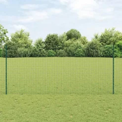vidaXL ingegraven hekpalen 44 st zilver 140 cm Gepoedercoat staal