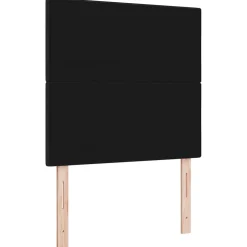 vidaXL in hoogte verstelbaar hoofdbord met hoofdeinde Zwart 80 cm Stof