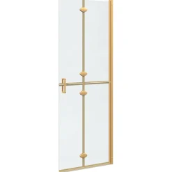 vidaXL Inloopdouchewand Goud 70 x 6,5 x 190 cm