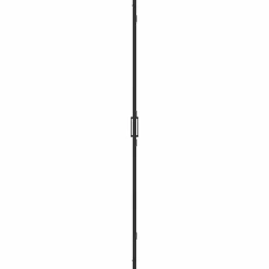 vidaXL Inloopdouchewand Zwart 70 x 6,5 x 190 cm