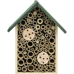 vidaXL Insectenhotels 2 st 23x14x29 cm massief vurenhout