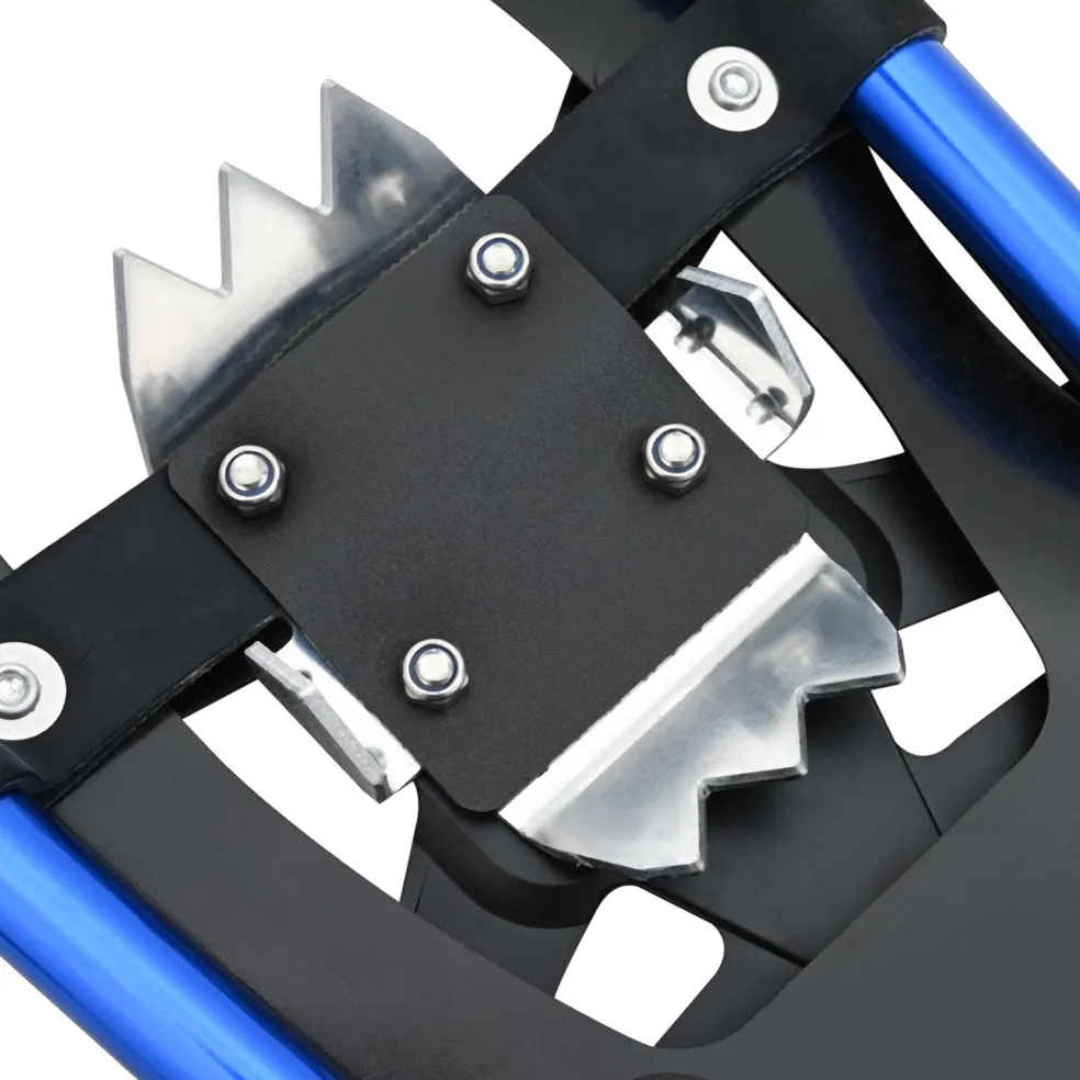 vidaXL 3 in 1 Sneeuwschoenen Blauw en Zwart 53,5 x 21 cm