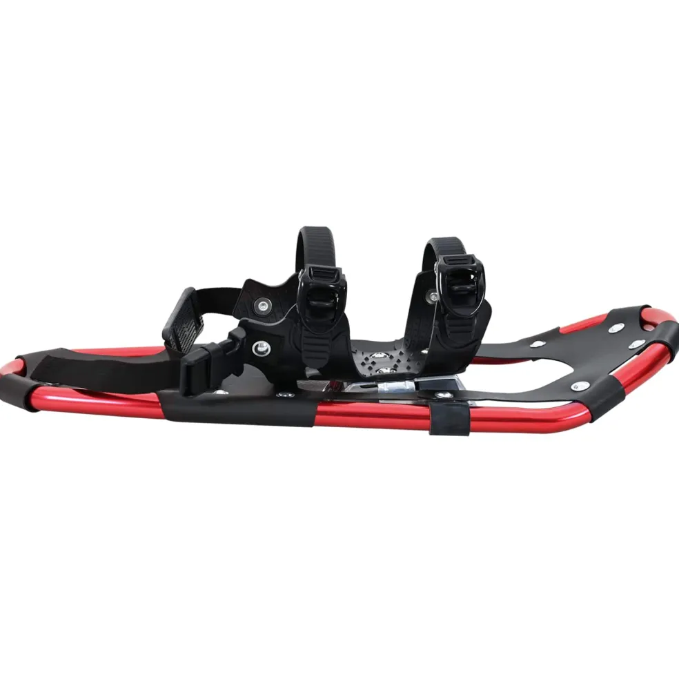 vidaXL 3 in 1 Sneeuwschoenen Rood en Zwart 53,5 x 21 cm