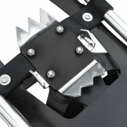 vidaXL 3 in 1 Sneeuwschoenen Zilver en Zwart 53,5 x 21 cm