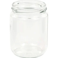 vidaXL Jampotten met wit met rode deksels 48 st 230 ml glas