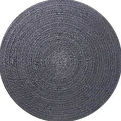 vidaXL Jute placematten 4 st Donkergrijs 100% Tossa Jute