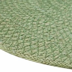 vidaXL Jute placematten 4 st Olijfgroen 100% Tossa Jute