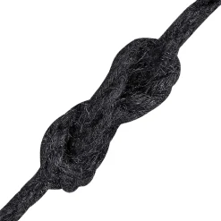 vidaXL Jute Touw 2 st 20 mm 100 m Zwart 100% Tossa jute