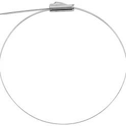 vidaXL Kabelbinders 12 st 4,6 x 150 mm zilver