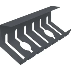 vidaXL Kabelgoot voor onder bureau 2 st Antracietkleurig