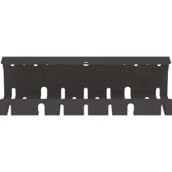 vidaXL Kabelgoot voor onder bureau 2 st Zwart 43 x 9 x 11 cm Staal