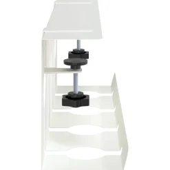 vidaXL Kabelgoot voor onder bureau 2 st Wit 43 x 10 x 15 cm