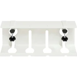 vidaXL Kabelgoot voor onder bureau 2 st Wit 43 x 10 x 15 cm
