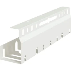 vidaXL Kabelgoot voor onder bureau 2 st Antracietkleurig