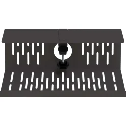 vidaXL Kabelgoot voor onder bureau 2 st Zwart 35 x 12 x 13 cm Staal