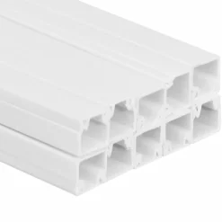 vidaXL Kabelgoot 10x10 mm 10 m PVC