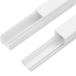 vidaXL Kabelgoot 10x10 mm 10 m PVC