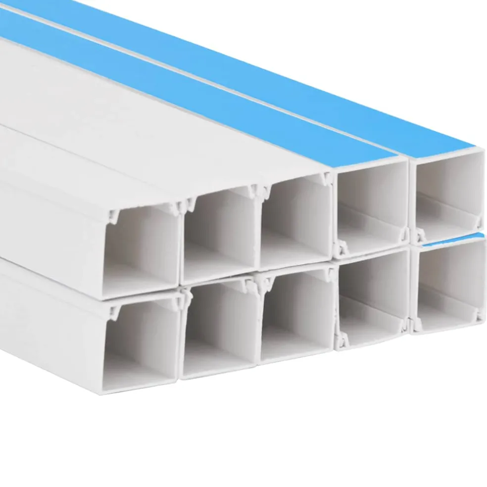 vidaXL Kabelgoot zelfklevend 10x10 mm 10 m PVC