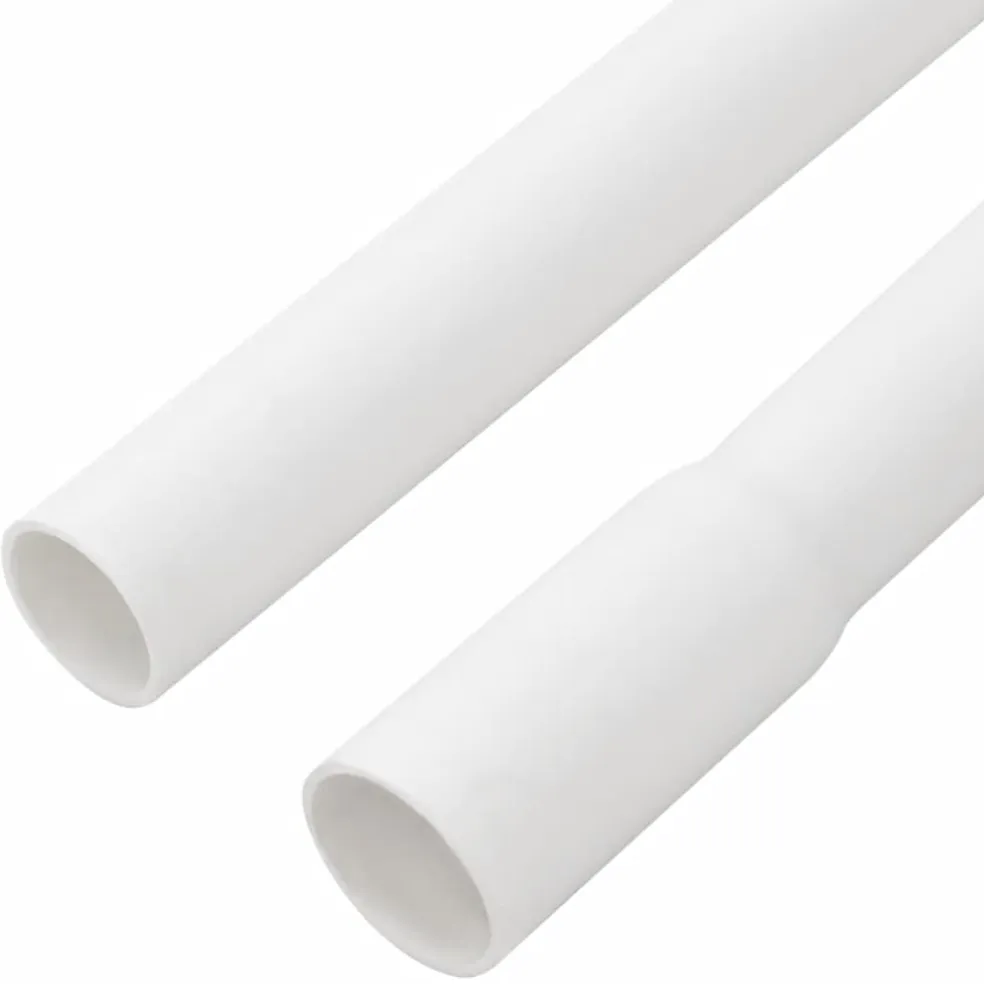 vidaXL Kabelgoten met klemmen Ø16 mm 10 m PVC