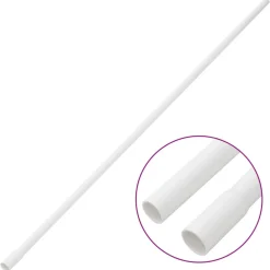 vidaXL Kabelgoten met klemmen Ø16 mm 10 m PVC