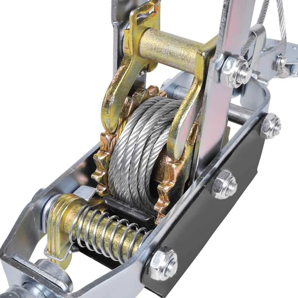 vidaXL Kabeltrekker 1815 kg met 2 versnellingen