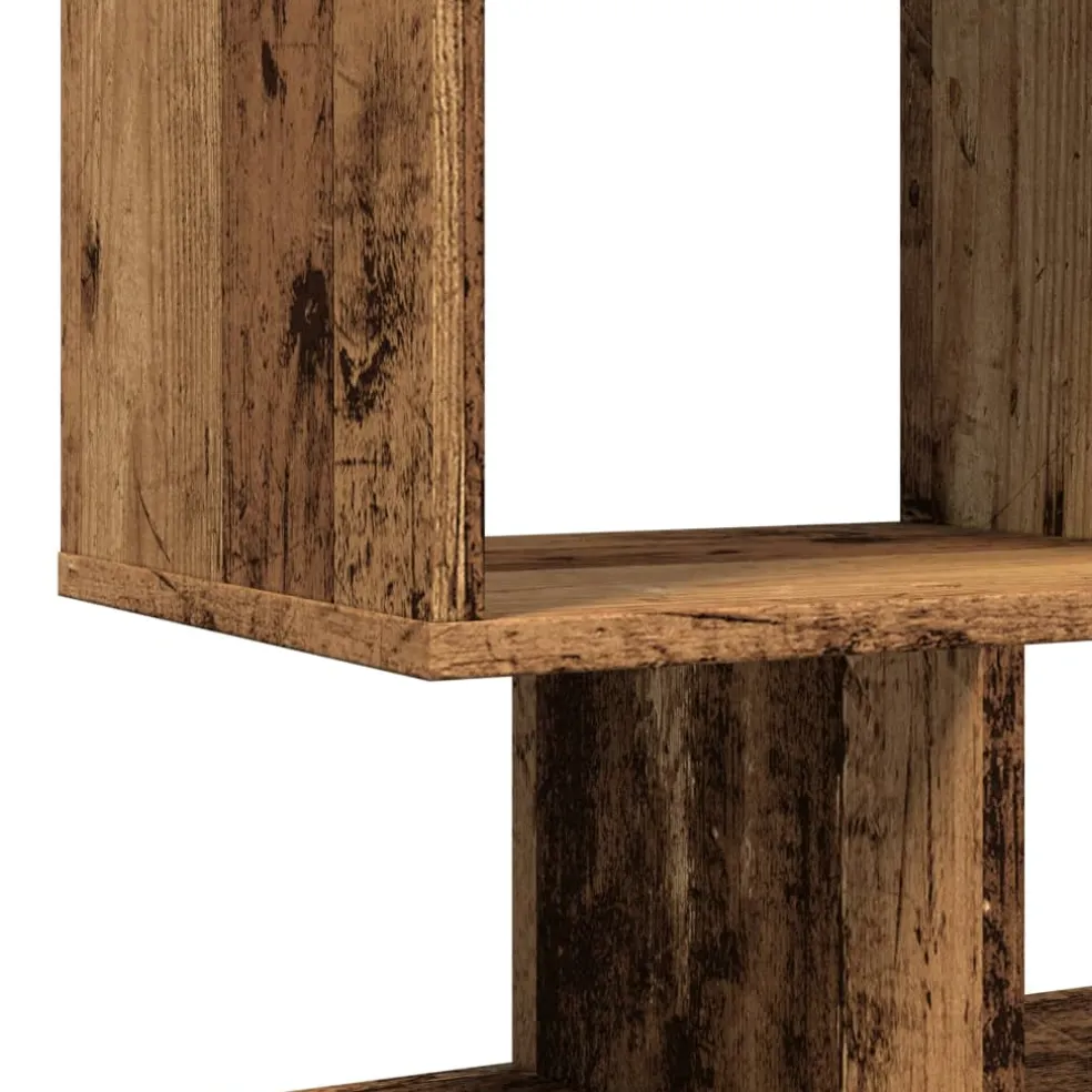 vidaXL Kamerscherm / boekenkast 92x29x112 cm hout oud houtkleurig
