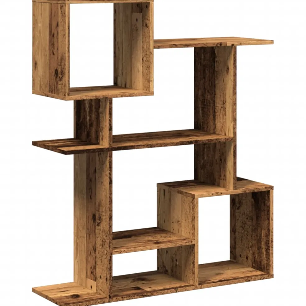 vidaXL Kamerscherm / boekenkast 92x29x112 cm hout oud houtkleurig