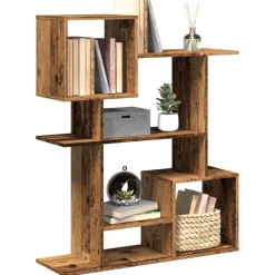 vidaXL Kamerscherm / boekenkast 92x29x112 cm hout oud houtkleurig