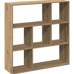 vidaXL Kamerscherm / boekenkast 102x29x103,5 cm hout artisanaal eiken