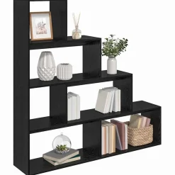 vidaXL Kamerscherm Boekenkast 143,5 x 29 x 143,5 cm Bewerkt hout
