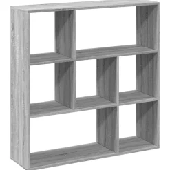 vidaXL Kamerscherm / boekenkast 102x29x103,5 cm hout grijs sonoma