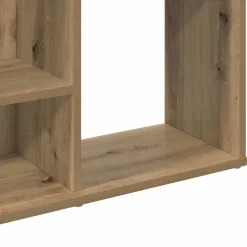 vidaXL Kamerscherm/boekenkast 100x24x140 cm bewerkt hout eikenkleurig