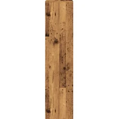vidaXL Kamerscherm / boekenkast 3-laags 123x29x123 cm hout oud hout