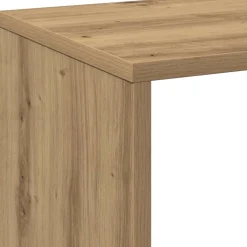 vidaXL Kamerscherm / boekenkast 69,5x29x69,5 cm hout artisanaal eiken