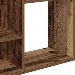 vidaXL Kamerscherm/boekenkast 100x24x140 cm bewerkt hout oud hout
