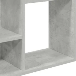 vidaXL Kamerscherm/boekenkast 100x24x140 cm bewerkt hout betongrijs