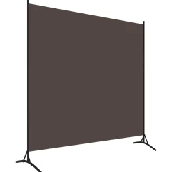 vidaXL Kamerscherm met 1 paneel 175x180 cm bruin