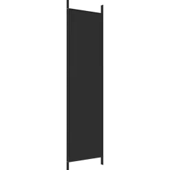 vidaXL Kamerscherm met 3 panelen 150x200 cm stof zwart
