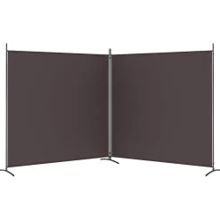 vidaXL Kamerscherm met 3 panelen 150x200 cm stof wit