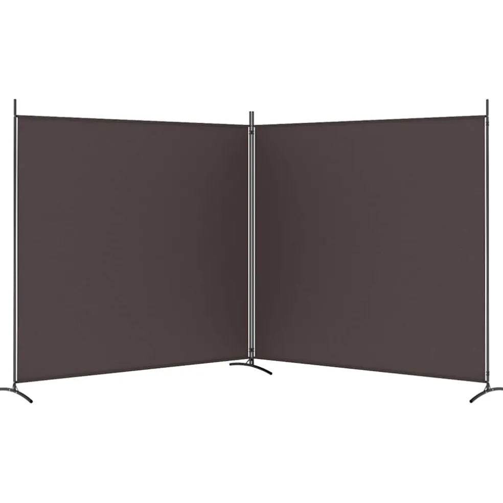 vidaXL Kamerscherm met 3 panelen 150x200 cm stof wit