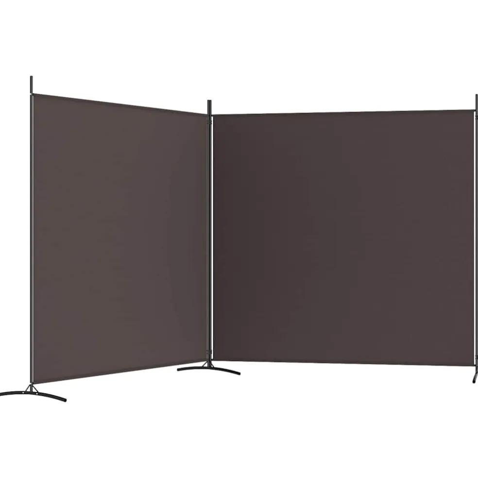 vidaXL Kamerscherm met 3 panelen 150x200 cm stof wit