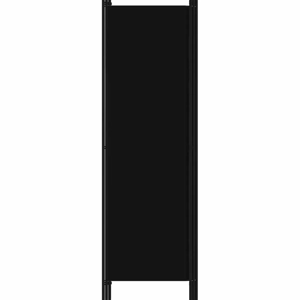 vidaXL Kamerscherm met 3 panelen 150x180 cm zwart