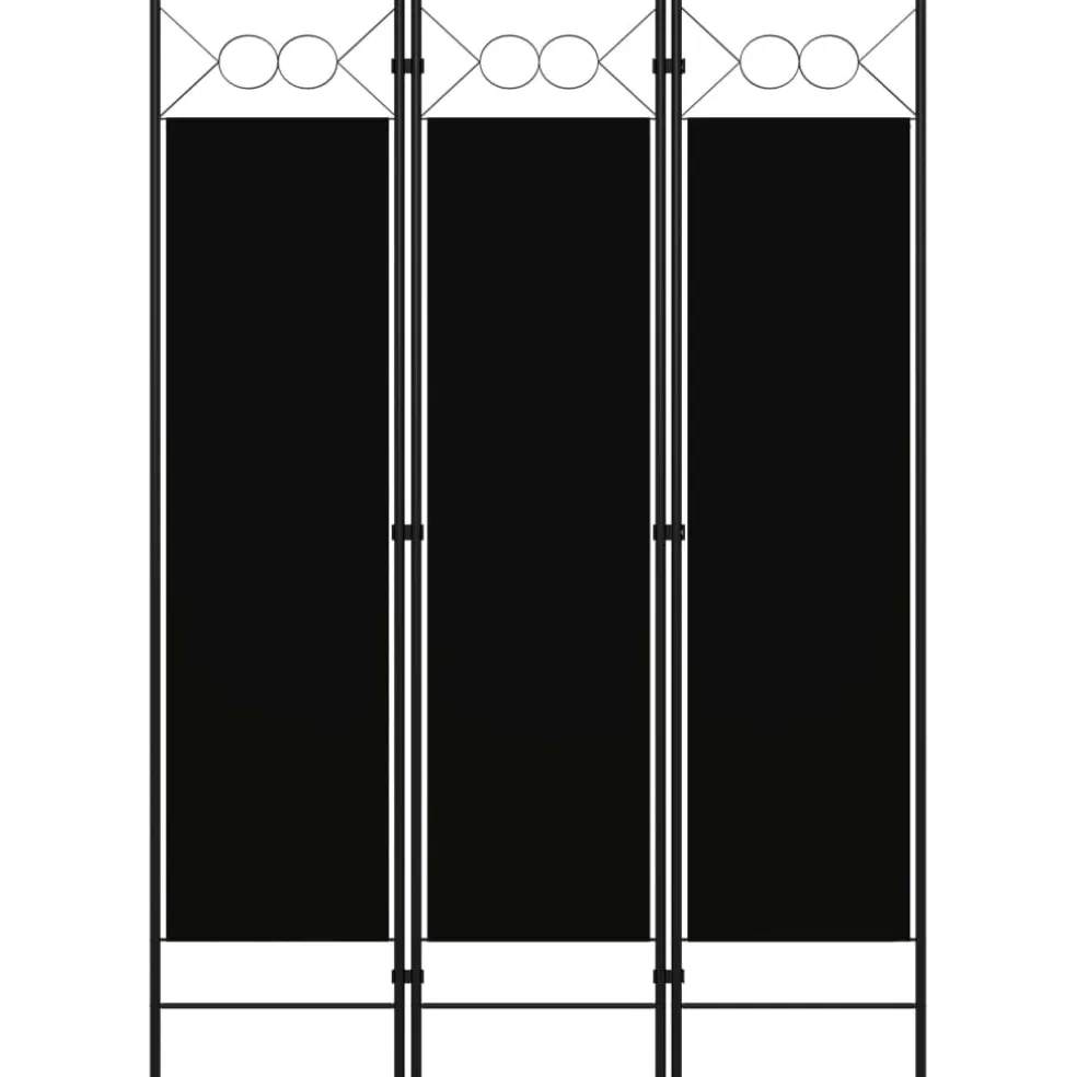 vidaXL Kamerscherm met 3 panelen 150x180 cm wit