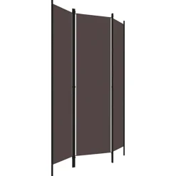 vidaXL Kamerscherm met 3 panelen 150x180 cm bruin