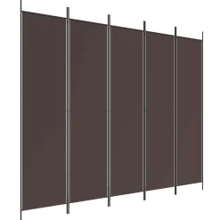vidaXL Kamerscherm met 3 panelen 120x200 cm stof zwart