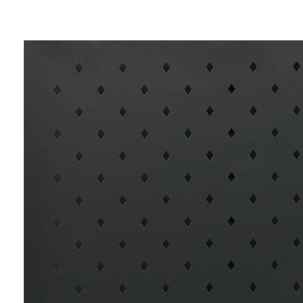 vidaXL Kamerscherm met 3 panelen 120x180 cm staal zwart