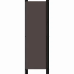 vidaXL Kamerscherm met 4 panelen 200x180 cm bruin
