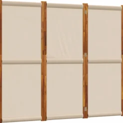 vidaXL Kamerscherm met 3 panelen 210x180 cm taupe