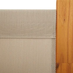 vidaXL Kamerscherm met 3 panelen 210x180 cm taupe